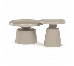 Konferenční stolek 69x69x43cm, kov, kašmír, CT-F4114 CSM