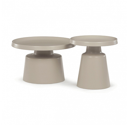 Konferenční stolek 69x69x43cm, kov, kašmír, CT-F4114 CSM