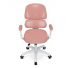 Dětská židle, výškově nastavitelná, růžová síťovina, KA-K1063 PINK