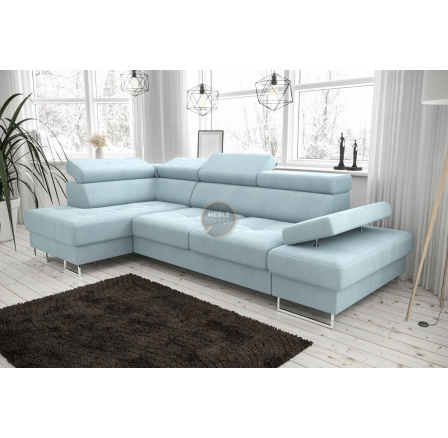 Rohová sedacia súprava GALAXY MINI 170x280 - modrá, ľavá Rohová sedacia súprava GALAXY MINI 170x280 - modrá, ľavá