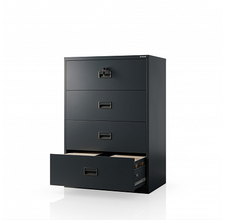 Kovová kartotéková skriňa antracitová: SARAN XL V4, 900 x 1320 x 600 mm Kovová kartotéková skriňa antracitová: SARAN XL V4, 900 x 1320 x 600 mm