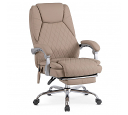 Otočná stolička GIORGIO Masážna Vyhrievaná Béžová