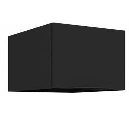 Horná skrinka SIENA - 50 NAGU-36 1F, Čierna mat/Čierna mat