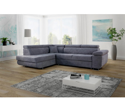 Rohová sedacia súprava Lyra ľavá svetlosivá