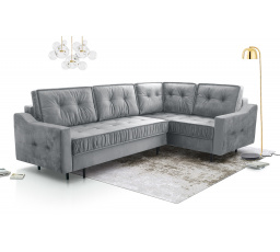 Rohová sedacia súprava P Amalia - sivá