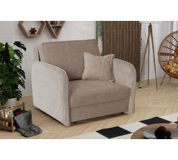 Vivian Loft rozkladacie kreslo I Run Again svetlohnedé