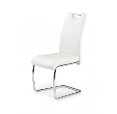 Jedálenská stolička K211, biela