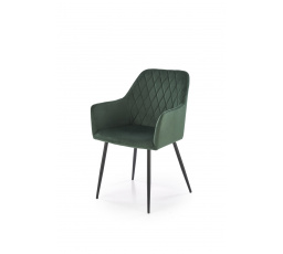 Jedálenská stolička K558, zelená/čierna