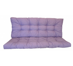 Vankúš na záhradnú hojdačku 160 cm - látka fialová