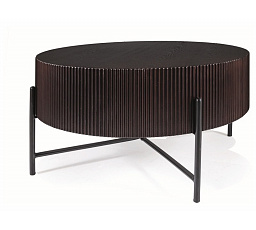 Konferenčný stôl TUCA, Tmavý orech/čierna