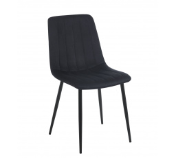 Stolička velvet čierna K17-FX