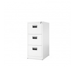 Kovová kartotéková skriňa SARA V3, 460 x 1020 x 620 mm, biela