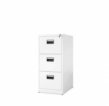 Kovová kartotéková skriňa SARA V3, 460 x 1020 x 620 mm, biela Kovová kartotéková skriňa SARA V3, 460 x 1020 x 620 mm, biela