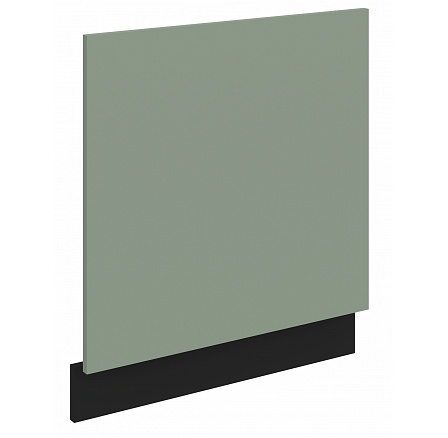 Dvířka na myčku s panelem ARIA - ZM 570x596, Černá/Aquamarine