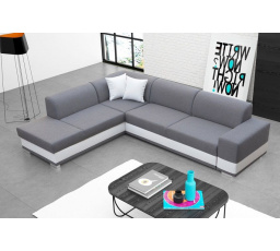 Rohová sedacia súprava Darla L sivá