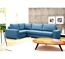 Rohová sedacia súprava Toro L modrá