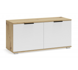 Komoda CLIF ST-100 skrinka, dub artisan / biela