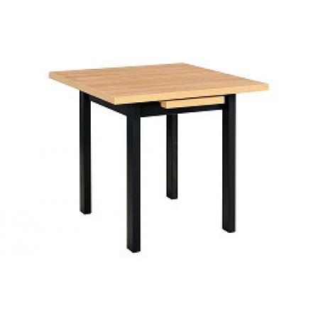 MAXMILIÁN 7- jedálenský stôl (MAX 7) dub lamino vnuk/nohy čierne drevo - kolekcia "DRE" (K150-Z)