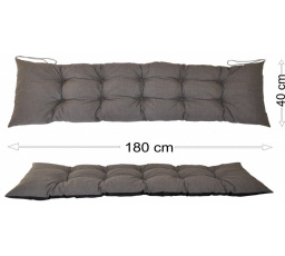 Podsedák 180x40 sivý melír