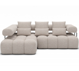 Sedacia súprava LEVVI - ľavá, Bazalt 18