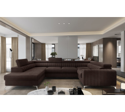 Rohová sedacia súprava v tvare U LOUIS, Nube 22 Ľavá