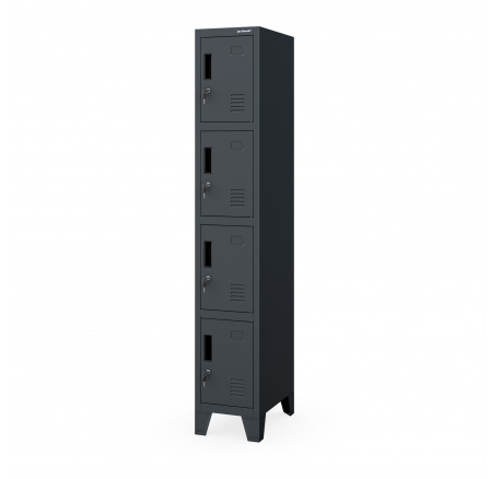 Antracitová sociálna skrinka BHP ROBERT 1 Plus 292 x 1720 x 450 mm Antracitová sociálna skrinka BHP ROBERT 1 Plus 292 x 1720 x 450 mm