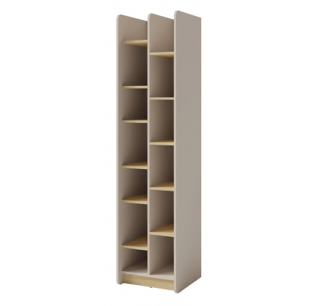 Polička ALESSIO AE 4, béžová/piesok/mastná