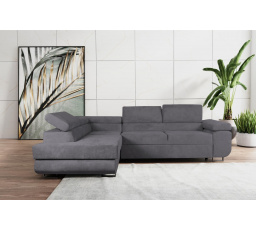 Pohovka Dolly L tmavo sivá