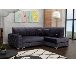 Sedacia súprava Lucien pravá tmavo sivá