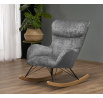 Hojdacie kreslo CASTRO, Sivá