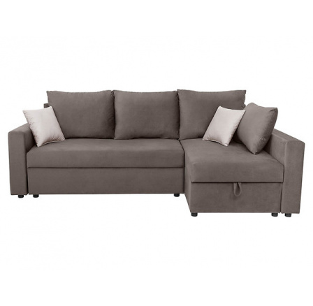 Rohová sedacia súprava PREMIX IV LUX 3DL.RECBKMU, Fancy 11 beige/Fancy 20 taupe 