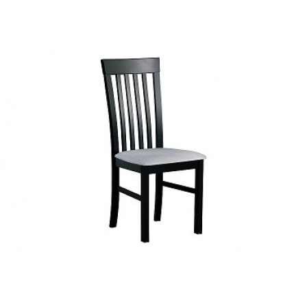 Jedálenská stolička MIA 2 (MILANO 2) čierne drevo / grafitová látka č. 26X (DM)- kolekcia "DRE" (K150-Z)