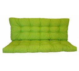 Vankúš na záhradnú hojdačku 160 cm - svetlozelená látka