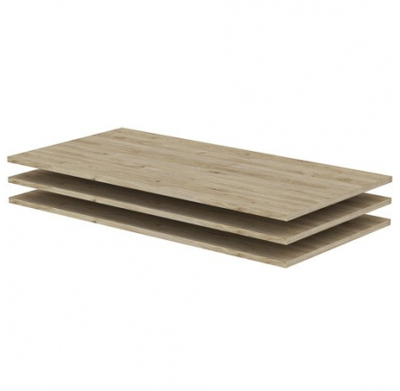 Prídavné police pre skrine BERNO 200 Jackson Hickory