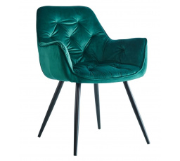 Stolička velvet zelená HF-058