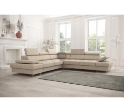Rohová sedacia súprava GALAXY MAX 280×280 - béžová, pravá