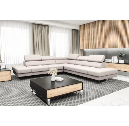 Rohová sedacia súprava EMPORIO MAX 300 x 300 + Taburet 70 x 70 (ODTIEŇ IVORY)SH03 - Rýchle doručenie Rohová sedacia súprava EMPORIO MAX 300 x 300 + Taburet 70 x 70 (ODTIEŇ IVORY)SH03 - Rýchle doručenie