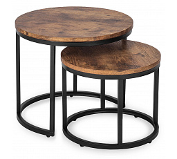 Sada stolíkov FIGO Dub Rustikálny