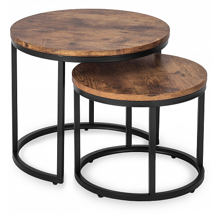 Sada stolíkov FIGO Dub Rustikálny